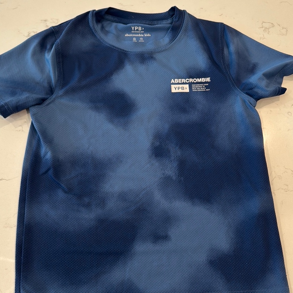 Abercrombie Blue Tie-Dye T-Shirt
